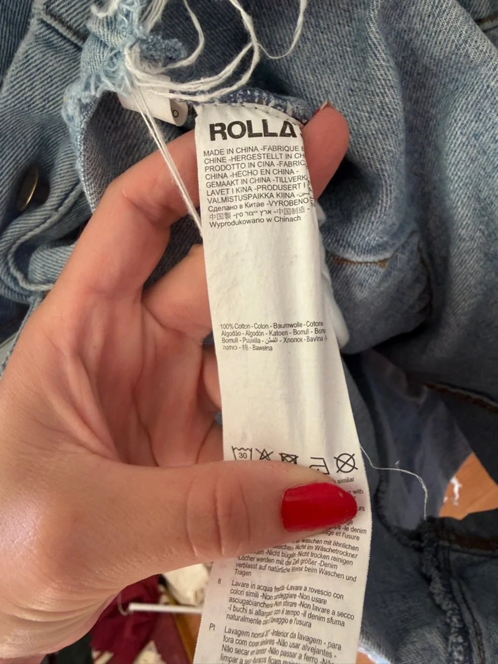 Rolla’s Denim Overall Shorts- Size 26